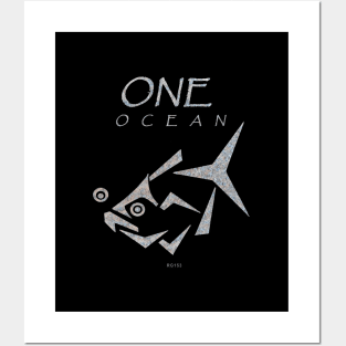 One Ocean, Save the Sea Posters and Art